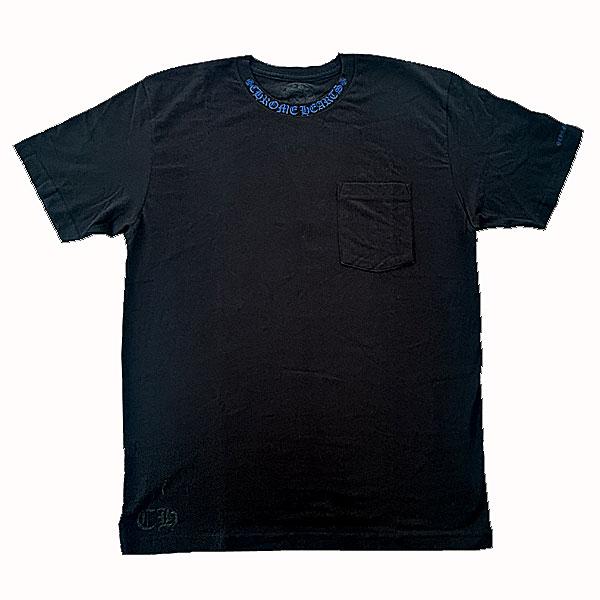 ≪新品≫ クロムハーツ 2025年 メンズ Tシャツ 黒 ブラック ネックロゴ