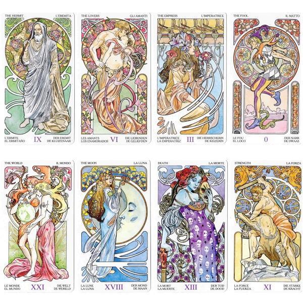 売り切り30％OFF】タロットカード アールヌーボー デザインが美しい