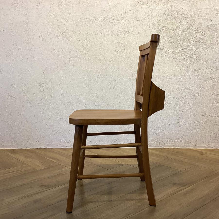 英国アンティーク調 チャーチチェア ボックス付 マホガニー教会 椅子