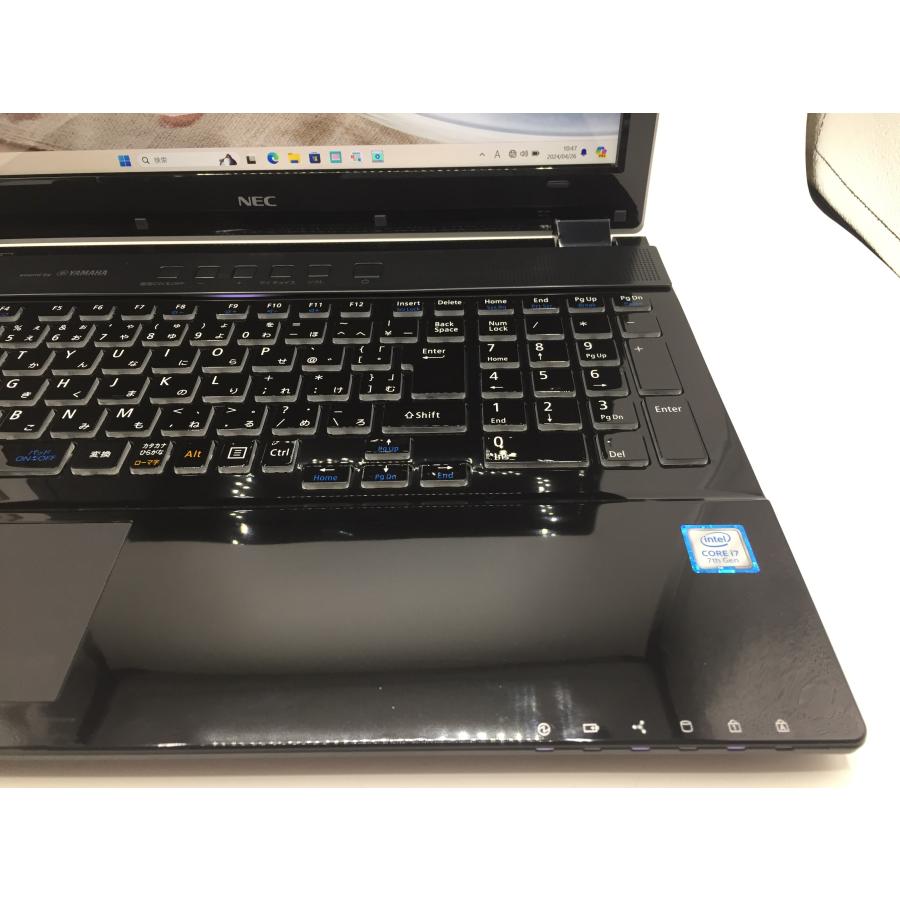 LaVie NEC LAVIE NS750/G PC-NS750GAB-E3 / i7 7500U 16GB 新 M.2 SSD