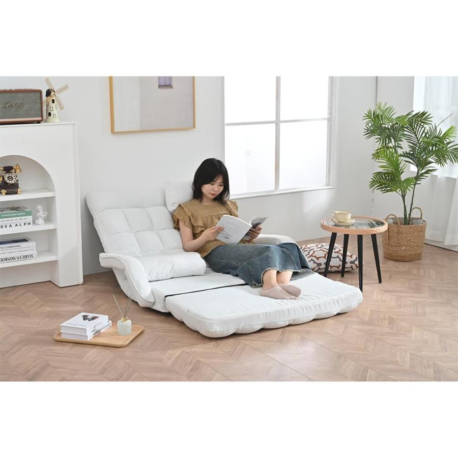 BTM 座椅子 二人掛け 4WAY 連動肘つき リクライニングソファ