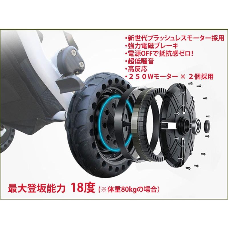 約16.8kg 世界最小軽量級 電動折りたたみ車いすSKIP WALKER SMART