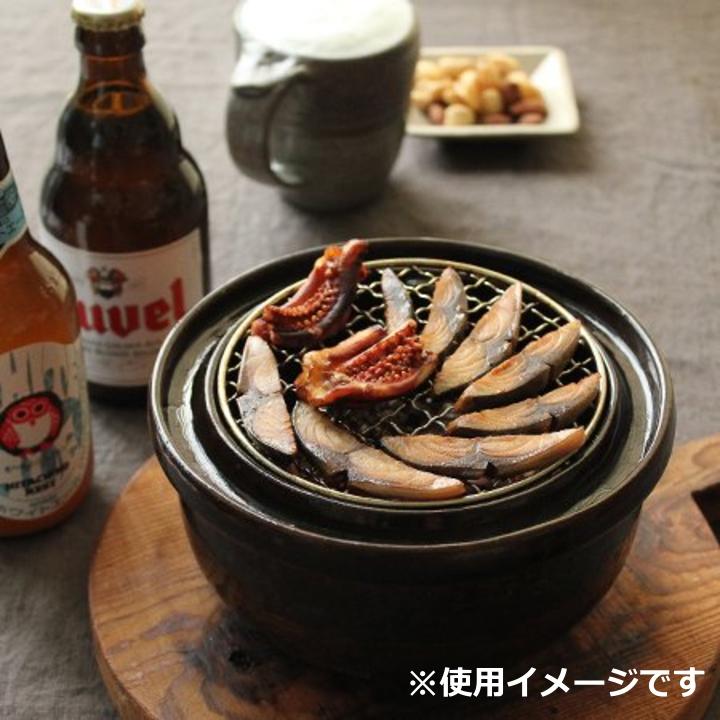 長谷園 ( いぶしぎん 大 ) 伊賀焼 燻製 土鍋 正規品 : ラフィネ