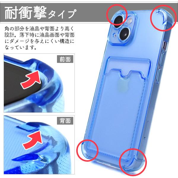 PLATA（プラタ） iPhone14 カバー クリアケース カード・チェキ収納