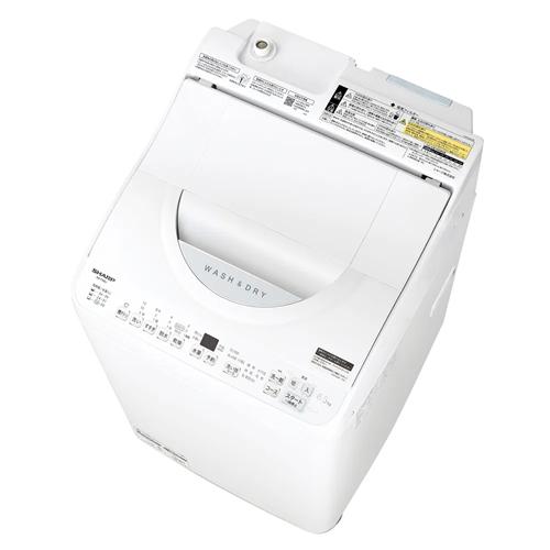 62○送料設置無料 19年製 シャープ洗濯機 8㌔ 熱乾燥4.5KG 62○送料