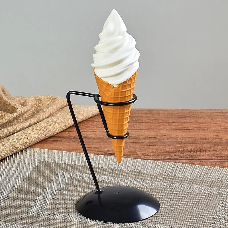 ☆本物そっくり☆ 食品サンプル 実物大 ソフトクリーム アイス