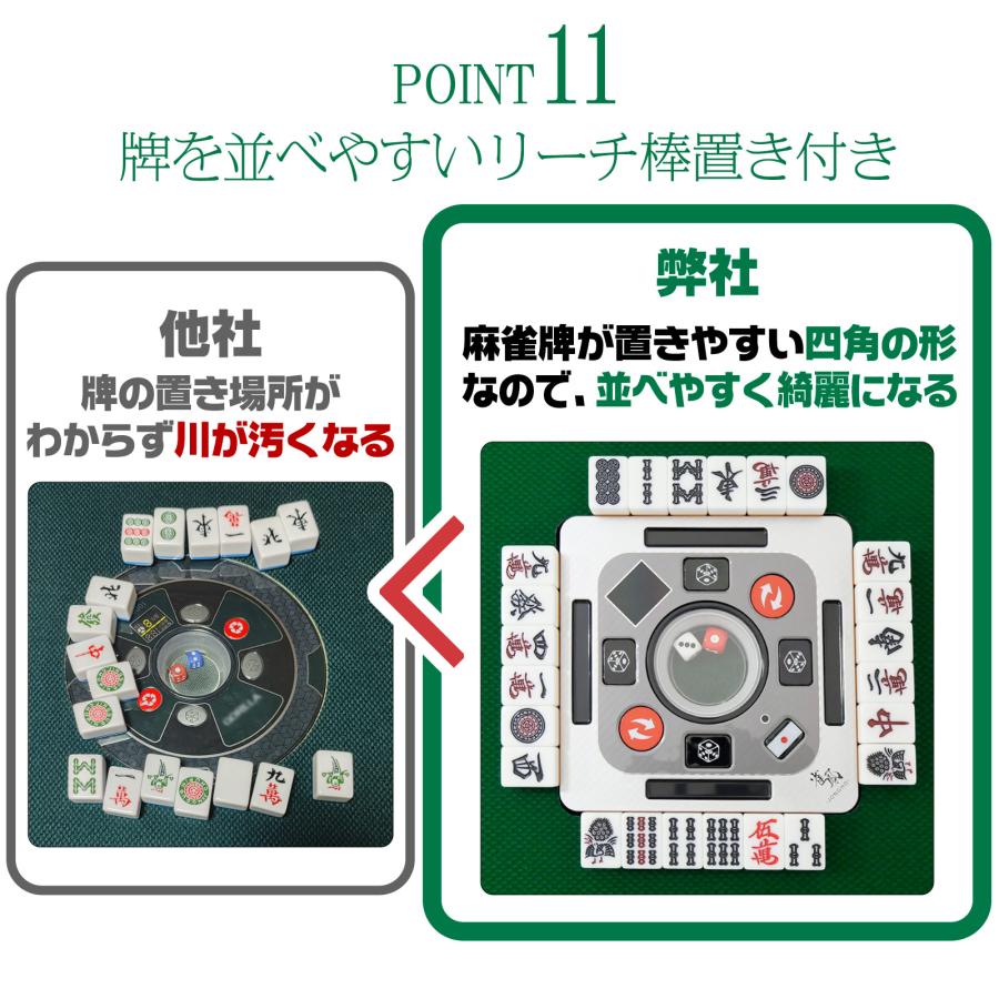 雀鳳（JONGHO） 全自動麻雀卓 点数表示 麻雀卓 全自動 折りたたみ 家庭