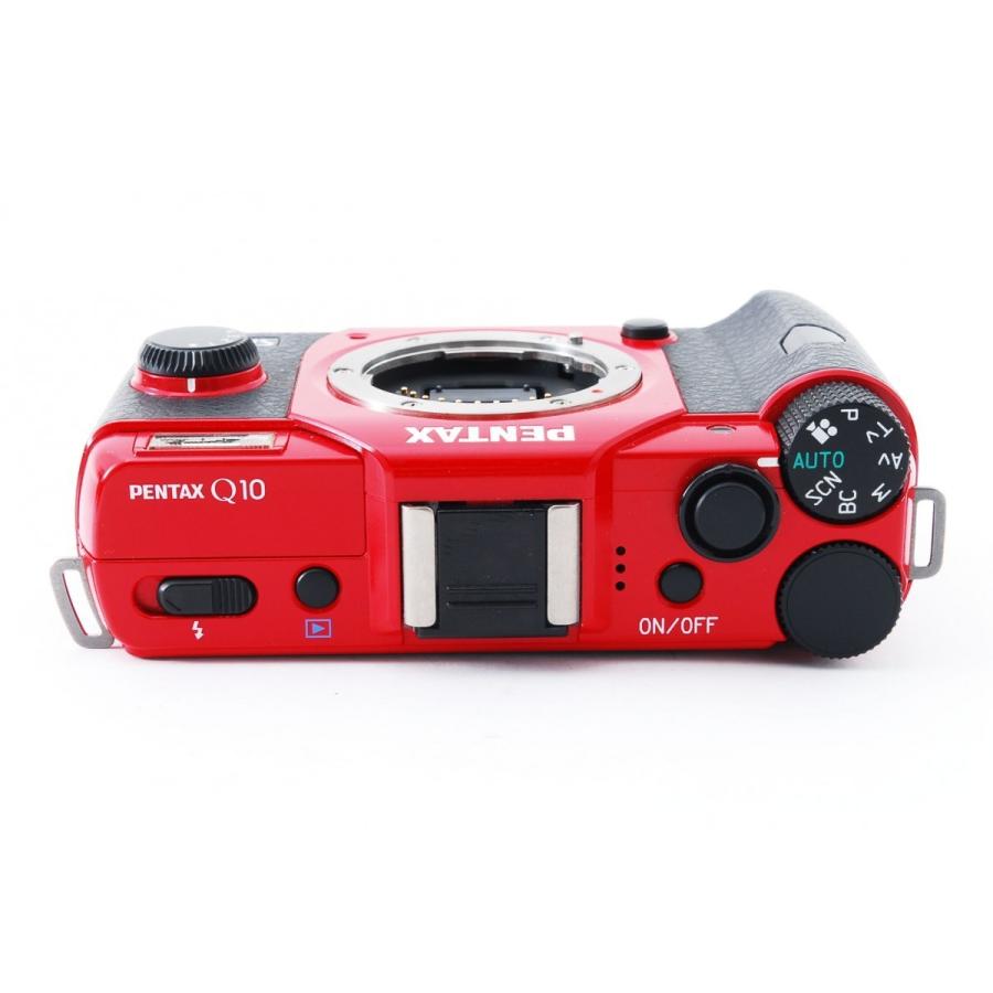ペンタックス PENTAX Q10 レッド レンズキット 美品 超小型で超