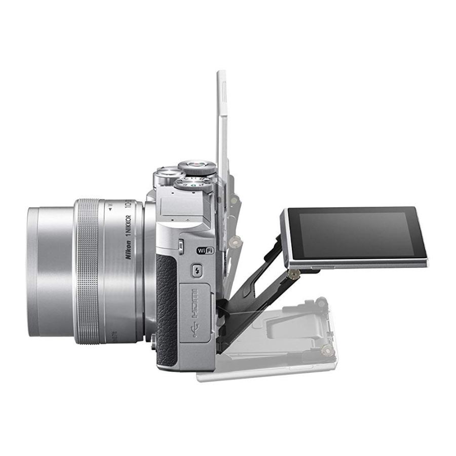 ニコン（Nikon） J5 標準パワーズームレンズキット シルバー J5HPLKSL