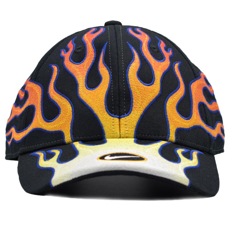 NIKE（ナイキ） CLUB CAP STRUCTURED OG FLAME CAP BLACK ORANGE