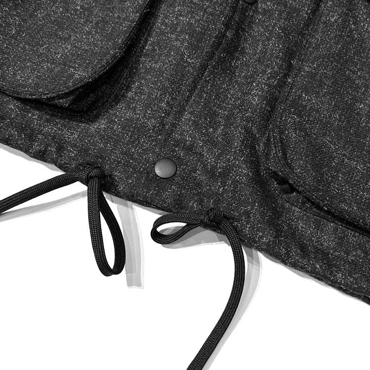 s20】【ポートレイト/PORTRAITE】Over Vest #Charcoal Tweed[005-EQ