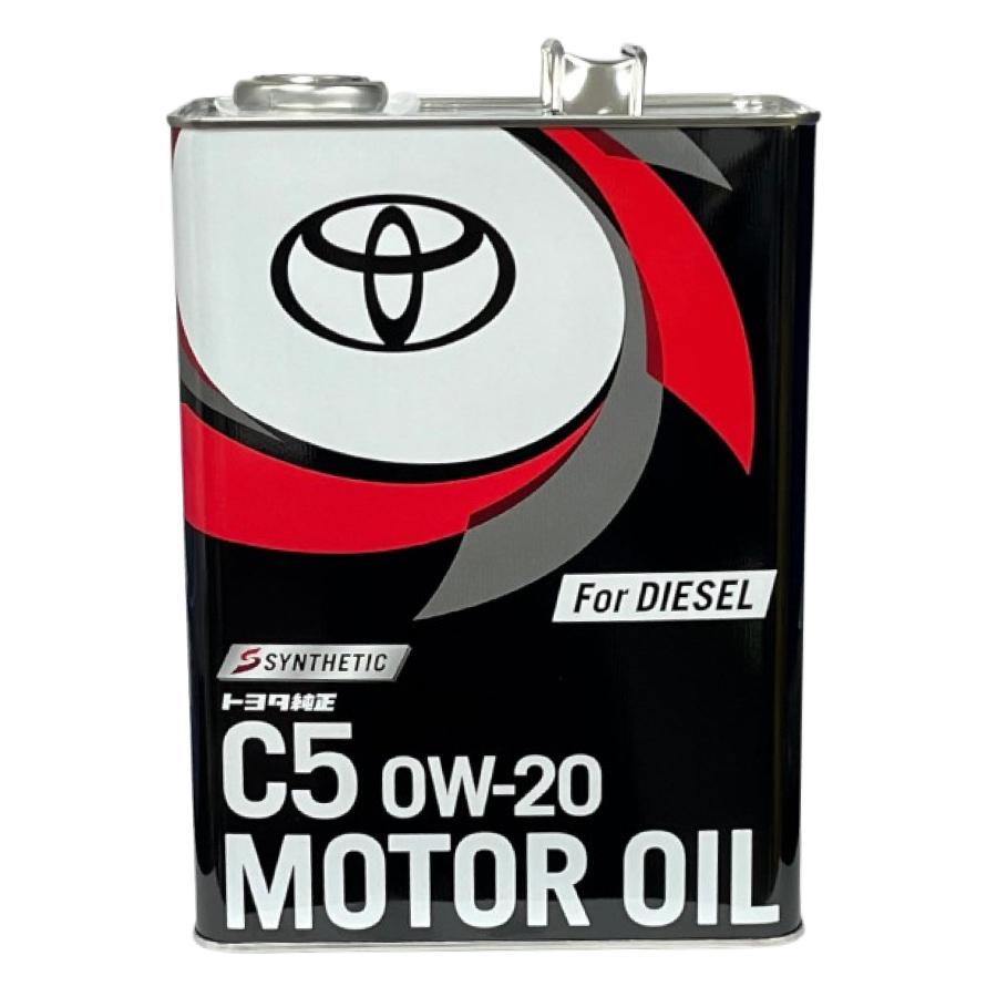 トヨタ（TOYOTA） 純正 ディーゼルエンジンオイル C5 0W-20 4L 08883