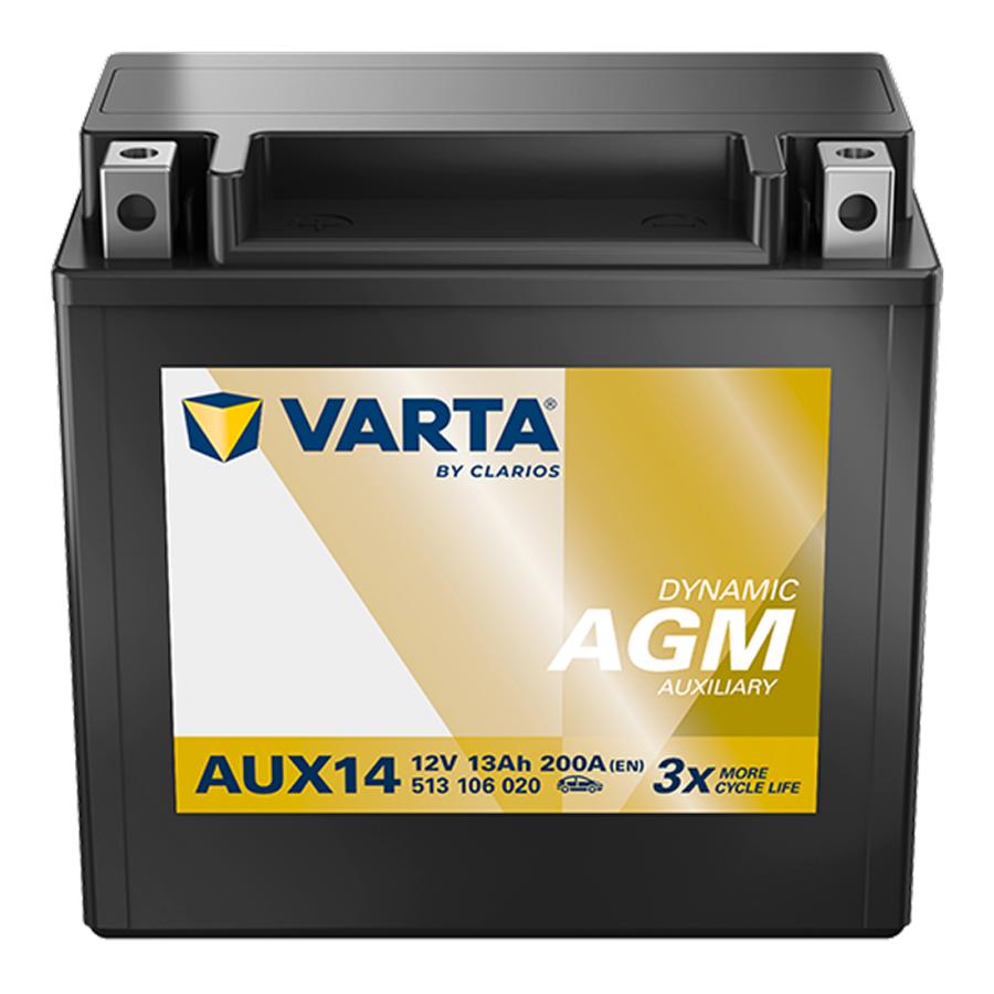 VARTA 補機 バッテリー 513106020G412 AGM AUX14 バルタ 513 106 020