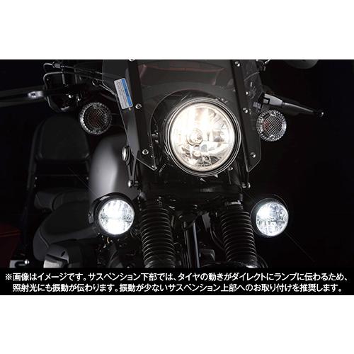 PIAA バイク用フォグランプ LED 6000K 追加ランプ 12V8W LP530 IPX7