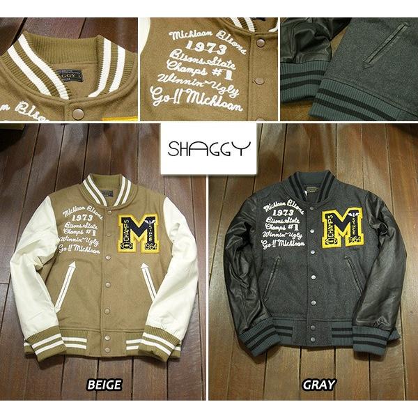 SALE 61%OFF SHAGGY シャギー ワッペン付き 切替 メルトン ウール