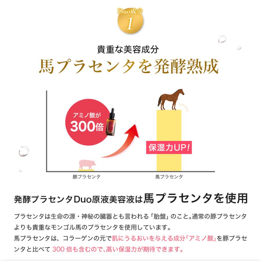 白酵（HAKKOH） 発酵プラセンタDuo原液美容液 30ml 1本 ナイアシン