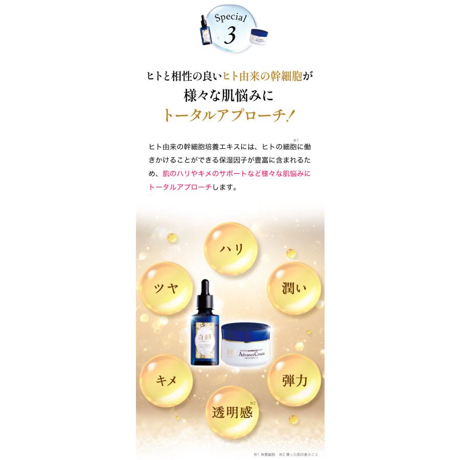 白酵（HAKKOH） ヒトサイタイ血幹細胞培養エキス アドバンスクリーム