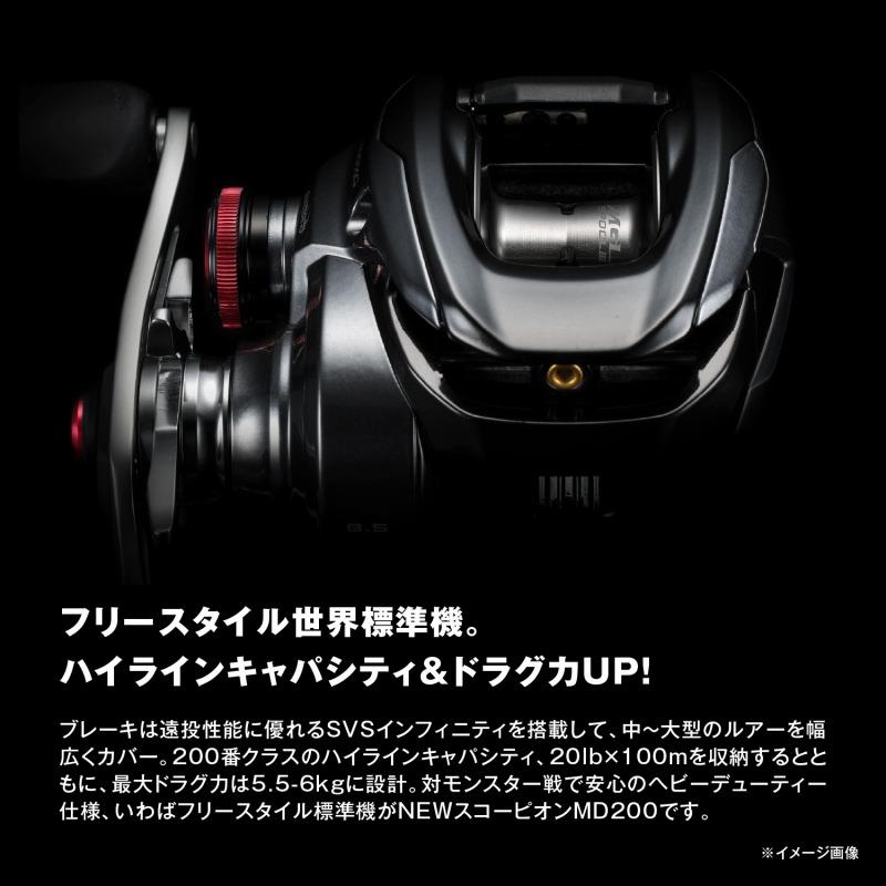 シマノ（SHIMANO） ベイトリール 24 スコーピオン MD 200XG 右巻き