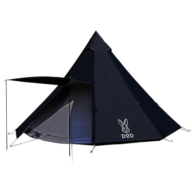 DOD（ディオーオーディー） テント ワンポールテント L ブラック