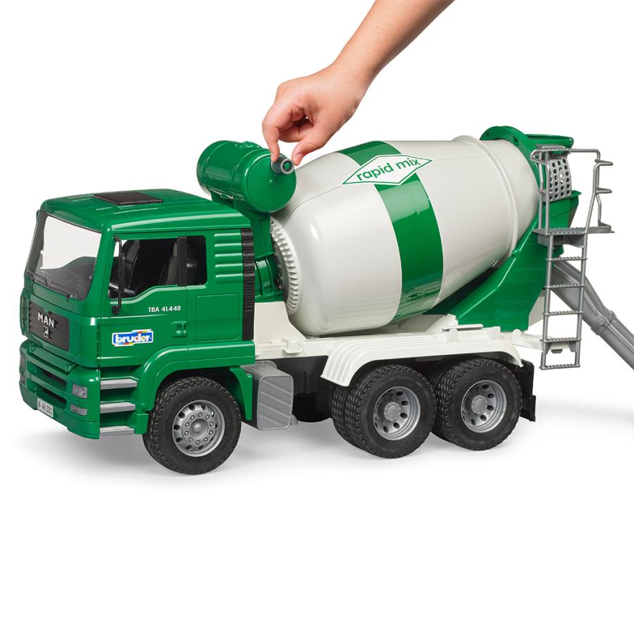bruder ブルーダー MAN セメントミキサー GREEN 玩具 子供 くるま