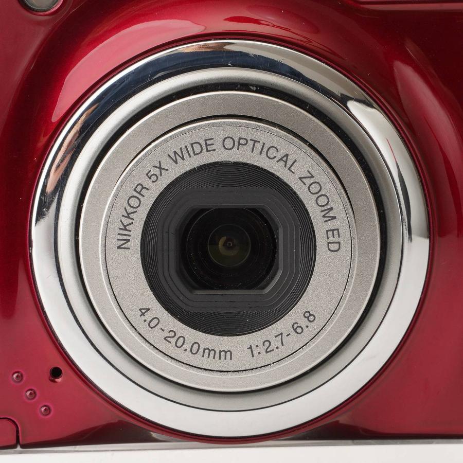 ニコン（Nikon） Nikon COOLPIX L23 レッド : ナチュラル・カメラ