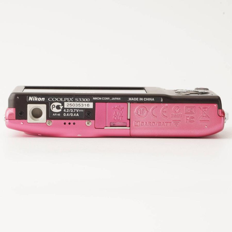 ニコン（Nikon） Nikon COOLPIX S3300 ピンク : ナチュラル・カメラ