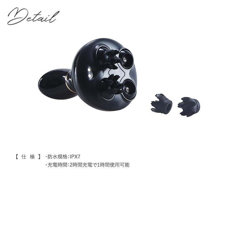 ヘッドスパ 頭皮ブラシ 頭皮ケア 頭皮クレンジング 電動 防水