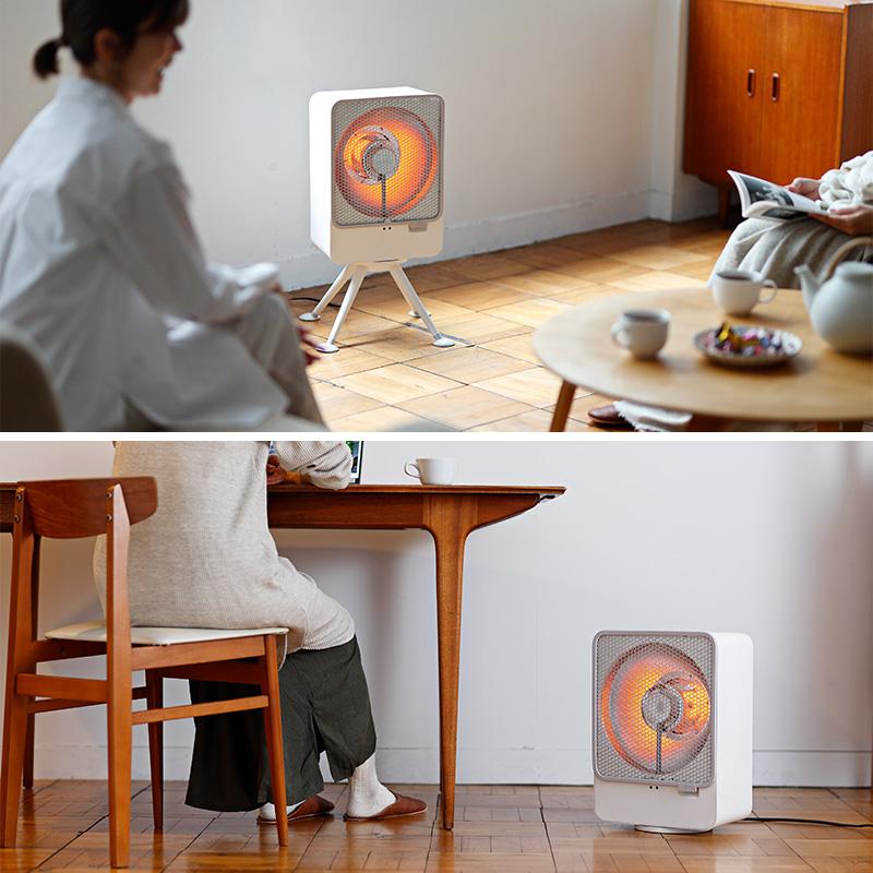 シロカ ヒーター SH-LF151 暖房 省エネ コンパクト首振り チャイルド