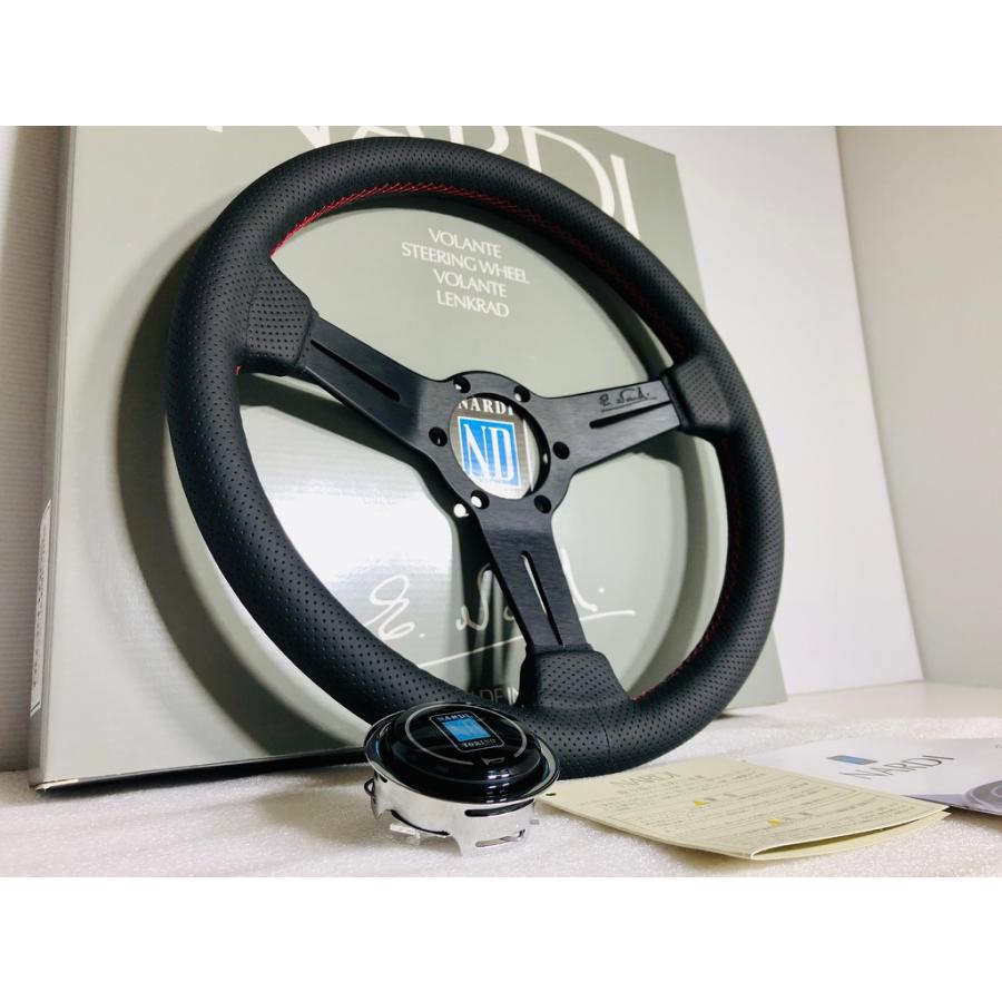 NARDI 在庫有☆NARDI ナルディー N005 スポーツ type A 330φ 黒