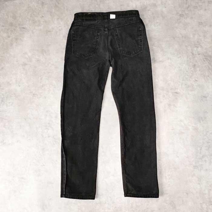 90's Levi's 505 PIECE-DYEING BLACK JEANS MADE IN USA W33L32