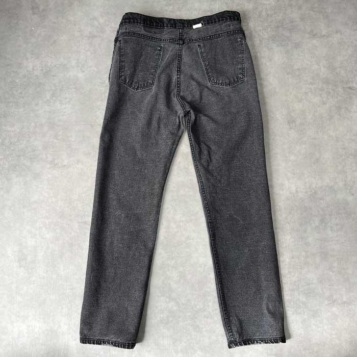 90's Levi's 505 PIECE-DYEING BLACK JEANS MADE IN USA W38L32