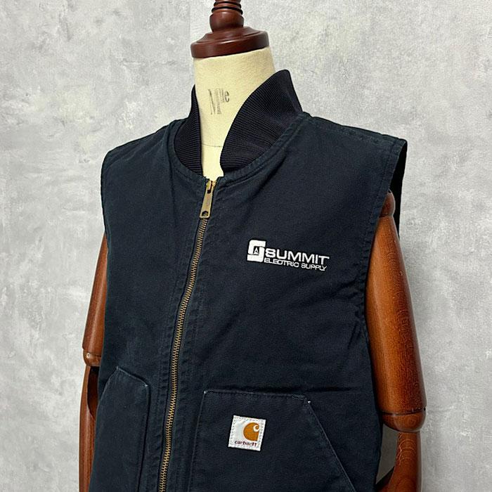 CARHARTT Duck Vest M/BLACK カーハート ダックベスト ブラック