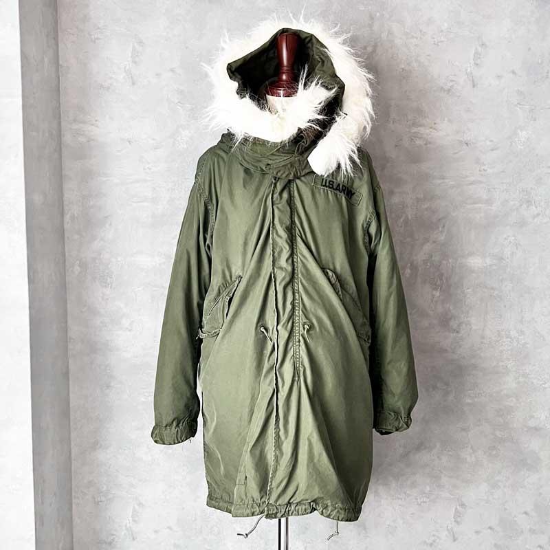 70'S U.S ARMY M-65 Fish Tail Parka Full Set Aluminum Zipper XS 70