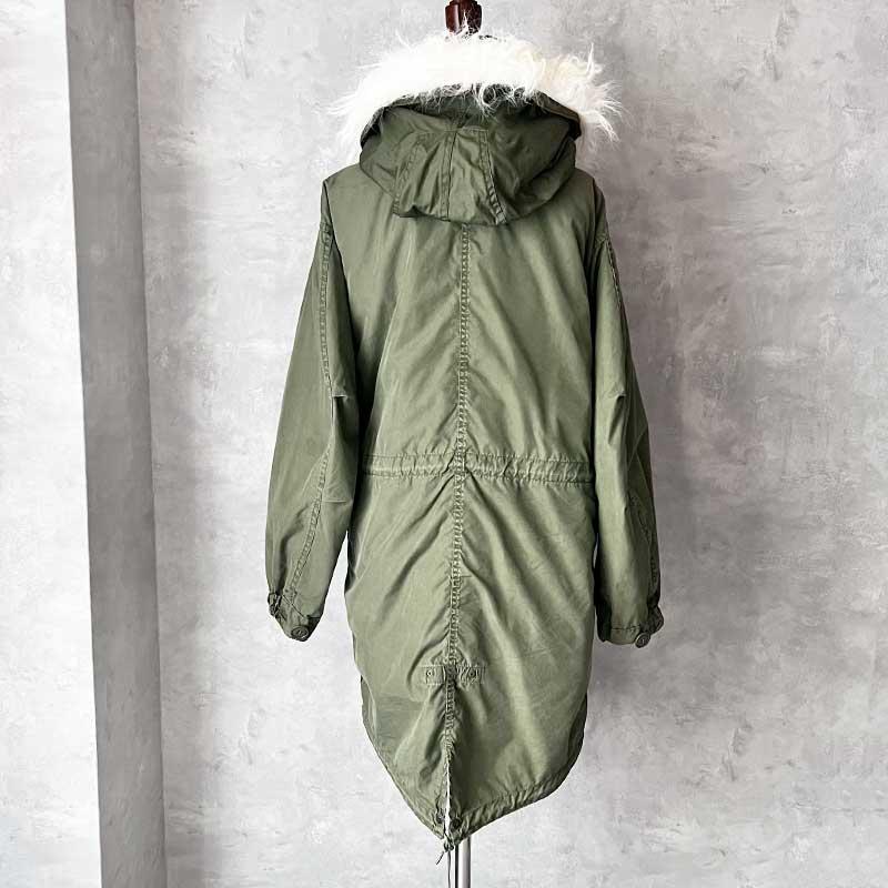 70'S U.S ARMY M-65 Fish Tail Parka Full Set Aluminum Zipper XS 70