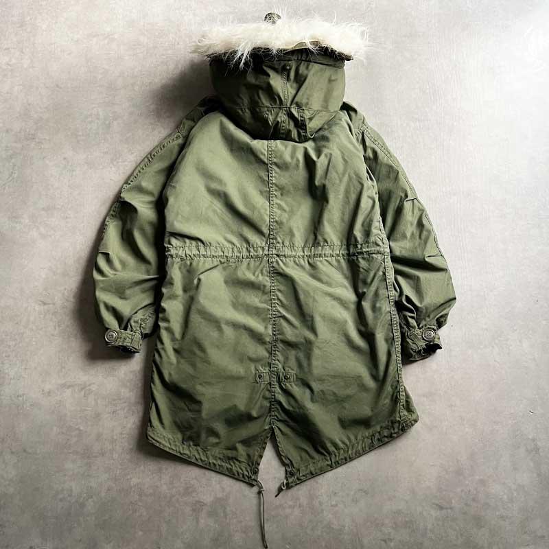 70'S U.S ARMY M-65 Fish Tail Parka Full Set Aluminum Zipper XS 70