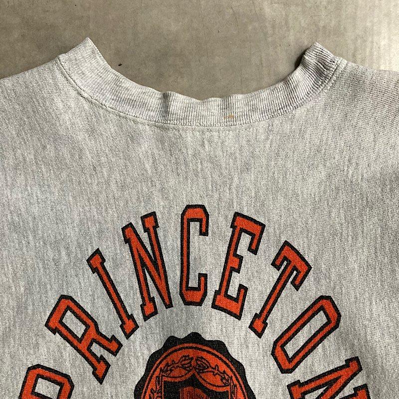 80'S Campion Reverse Weave Sweat Water Print Made in USA Gray XL