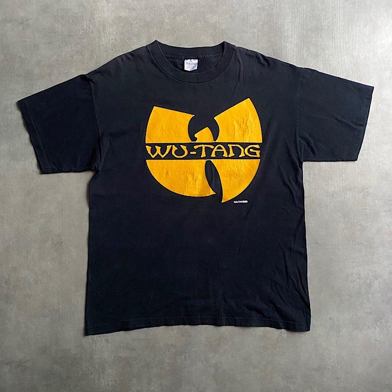 90's WU-TANG CLAN CREAM T-Shirt Made in USA BLACK/XL 90年代