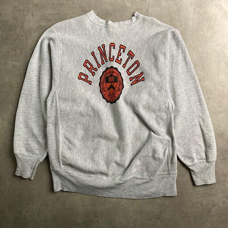 80'S Campion Reverse Weave Sweat Water Print Made in USA Gray XL