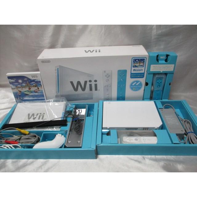 Wii本体 Wiiリモコンプラス2個 Wiiスポーツリゾート同梱 箱付き すぐに