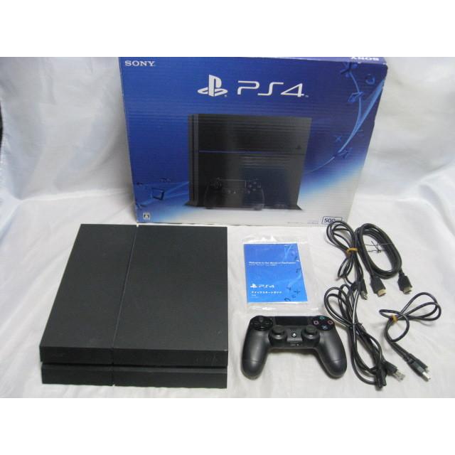 PlayStation 4 ジェット・ブラック 500GB CUH-1200AB01 箱付き すぐに