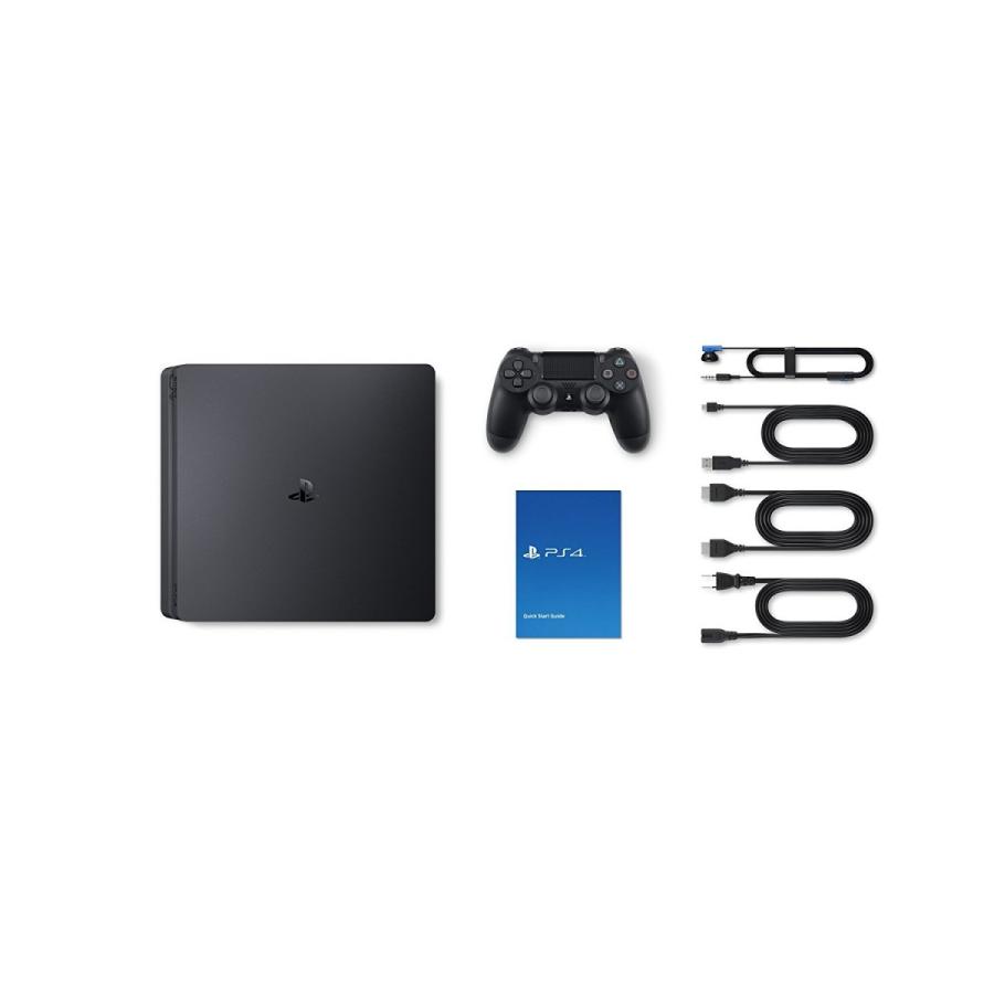 PlayStation 4 ジェット・ブラック 500GB CUH-2100AB01 箱付き 付属品