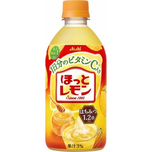 アサヒ（asahi） ほっとレモン 480ml ペットボトル 24本入 果汁飲料