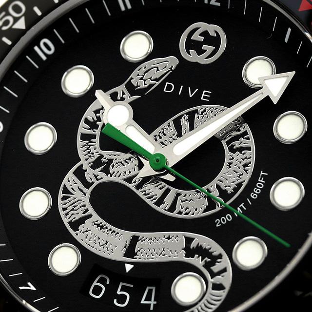 GUCCI（グッチ） ダイヴ クオーツ 腕時計 ブランド メンズ 蛇 GUCCI