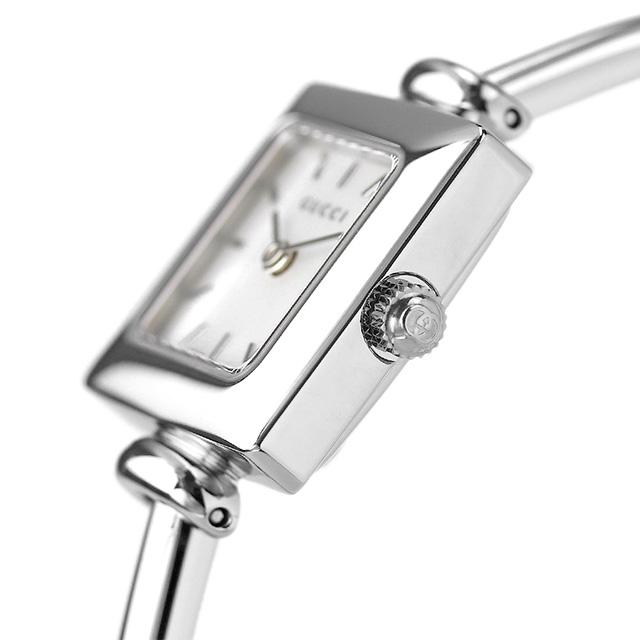 GUCCI（グッチ） バングル 時計 1900 レディース ホワイトシェル