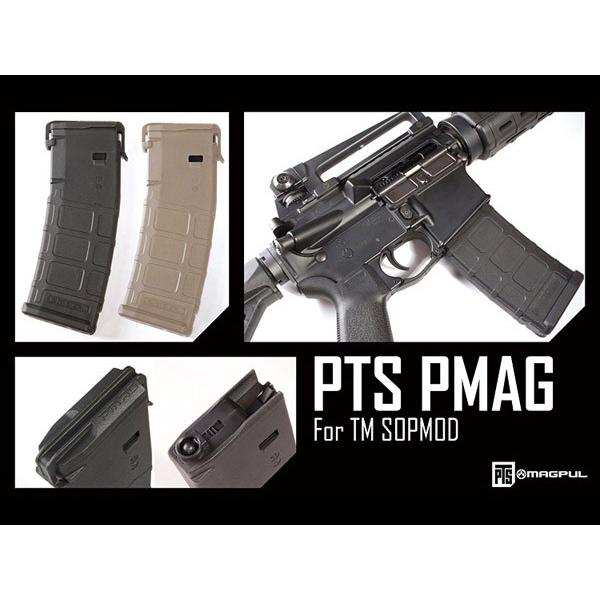 次世代M4マガジン PTS 製 120/30連 切替式 P-MAG ポリマーマガジン 次