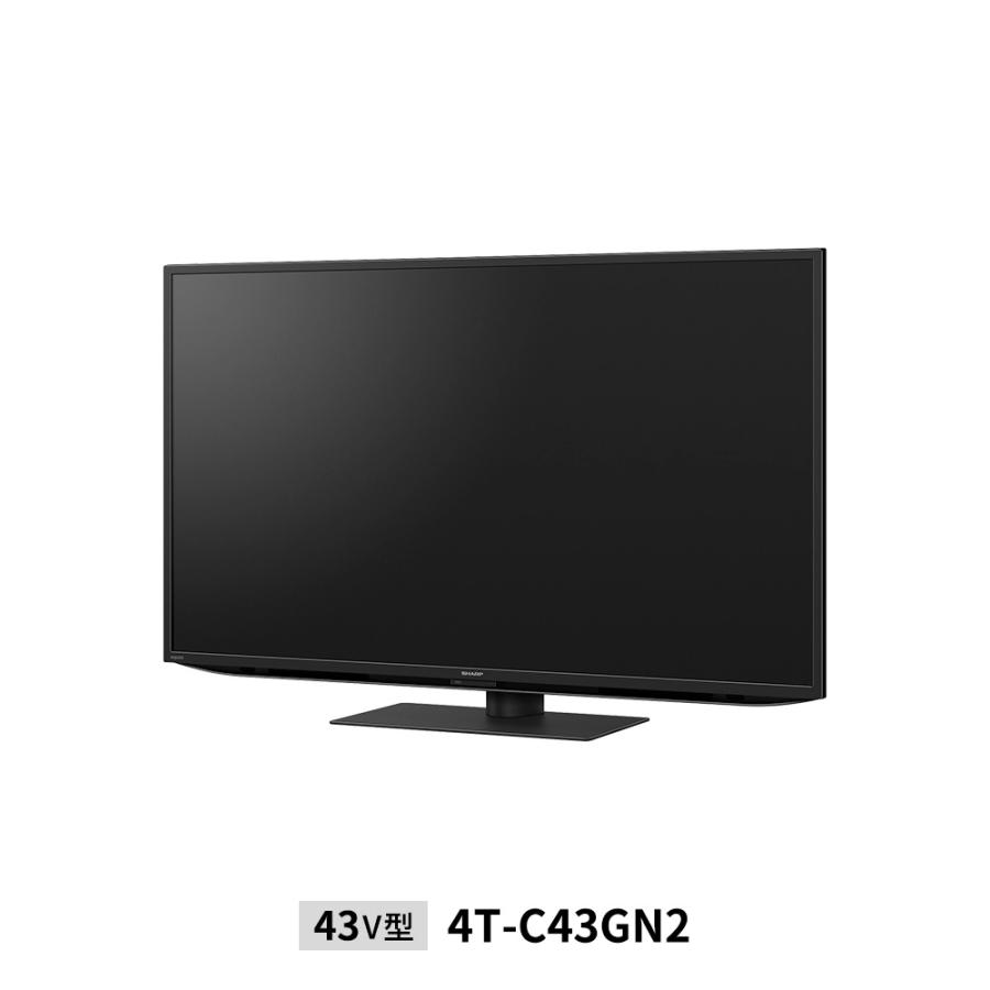 SHARP（シャープ） 液晶テレビ 4T-C43GN2 43V型 AQUOS 4K : ならのき
