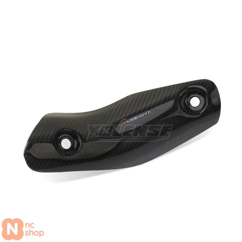 並行輸入品】 カーボンバイクマフラー用ヒートシールドカバー ZX4R