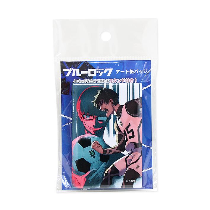CRUX（クラックス） ブルーロック アート缶バッジ 潔・絵心柄 106186