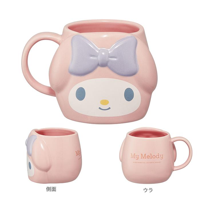 スケーター サンリオキャラクターズ 陶器ダイカットマグカップ CHMGD4