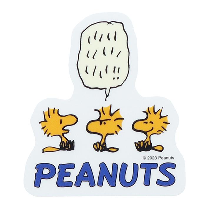 SNOOPY（スヌーピー） クリアステッカー ウッドストックと友だち柄